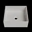 Раковина матова накладна Amidicon Ring 40 400x400 з литого каменю RING_40_MAT, Білий матовий - мініатюра 1