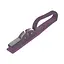 Точилка для кухонных ножей ручная механическая пластиковая с точильным камнем Фиолетовый 86767 - миниатюра 1