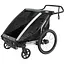 Дитяча коляска Thule Chariot Lite Double (Agave) (TH 10203022) - мініатюра 1