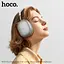 Беспроводные накладные наушники HOCO W55 Plus Happiness ANC noise reduction BT headphones Silver - миниатюра 5