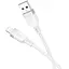 Кабель Hoco X109 Energy силиконовый зарядный кабель для передачи данных iPL-1 м Белый - миниатюра 1