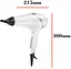 Фен HydraLuxe, 2300Вт, 3 режима, диффузор, иониз-я, холл. обдув, белый Remington teh0017561 - миниатюра 5