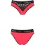 Трусики с широкой резинкой и кружевом Passion Panties ed/black L - миниатюра 2