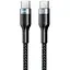 Кабель Remax Sury 2 Type-C to Type-C PD 3А 1 м черный (RC -010-b) - миниатюра 1