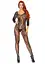 Бодистокинг Leg Avenue Swirl Lace Bodystocking One size Black ажурная ткань доступ - миниатюра 3