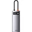 USB-хаб Baseus Metal Gleam Series 6-in-1 Multifunctional Type-C Hub Docking Station Space Gray (CAHUB-CW0G) [75252] - мініатюра 2