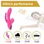 Вібратор Erospace Sweet Play Sucking Vibrator With Anal Beads A3 20.8 см рожевий - мініатюра 8
