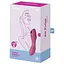 Вакуумний стимулятор із вібрацією Satisfyer Curvy Trinity 3 Червоний - мініатюра 5