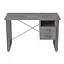 Письмовий стіл із ящиками Ferrum-decor Оскар 750x1400x600 метал Сірий ДСП Бетон 16 мм (FRD-103254) - мініатюра 1