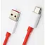 Кабель Dash / Warp Fast Charge 100W / 7.3A 1m USB на Type-C для OnePLus red - мініатюра 6