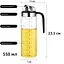 Диспенсер дозатор для масла уксуса соуса стеклянная бутылка с автоматическим открытием 550 мл, Kitchen Master 85343 - миниатюра 5