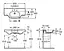 Умивальник Roca Meridian A32724D000, Білий - мініатюра 3