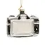 Ялинкова прикраса "Фотоапарат" 5,7*8,7*7,2 см, YQ1409333 - мініатюра 2