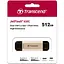 USB флеш накопичувач Transcend 512GB JetFlash 930C Gold-Black USB 3.2/Type-C (TS512GJF930C) - мініатюра 7