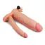 Насадка на пенис Lovetoy Pleasure X-Tender Flesh Add 3 21 см телесный - миниатюра 3