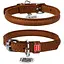 Нашийник для собак Waudog Soft шкіряний з QR паспортом, круглий, XS, Д 8 мм, Дов 25-33 см - мініатюра 1