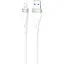 Кабель Proove Light Silicone Plus USB to Lightning 2.4A (1m) white - мініатюра 1