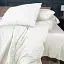 Літній постільний комплект MirSon Line Satin Premium Moko White Ecosilk Полуторний (2200010975154) - мініатюра 3