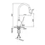 Смеситель для кухни Frap с гибким изливом F4462-9 - миниатюра 7