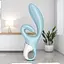 Вибратор-кролик Satisfyer Touch Me Голубой с двойным отростком - миниатюра 2