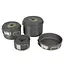 Набор посуды Bo-Camp Explorer 4 Pieces Hard Anodized Grey/Green (2200244) - миниатюра 2