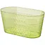 Кашпо для орхідей Form-Plastic Diamant Mini овал-23 2 л прозоро-салатовий (3796-T09) - мініатюра 1
