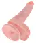 Фалоімітатор King Cock 6" Cock With Balls 17 см тілесний - мініатюра 6