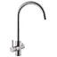 Смеситель для кухни на две воды Zerix SUS-021 ZX3169 Нержавеющая сталь - миниатюра 1