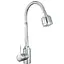 Смеситель для кухни Champion EZA-011 хром с гибким изливом CH6455 Нержавеющая сталь - миниатюра 1