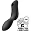 Вакуумний стимулятор із вібрацією Satisfyer Curvy Trinity 2 Чорний - мініатюра 2