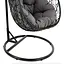 Подвесное кресло-кокон Di Volio Bacoli одноместное черный - миниатюра 9