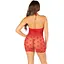 Рубашка Leg Avenue Mini Heart Trimmmed Net Chemise One Size, Red - миниатюра 5