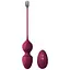 Вагінальні кульки Dorcel Love Balls Plum, вібрації і рухи внутрішньої кульки, пульт ДУ - мініатюра 1