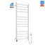Электрический полотенцесушитель Navin Классик Квадро 500x1200 Sensor с Wi-Fi, правая, белая 12-112033-4880, Белый, Правое, Электронный - миниатюра 1