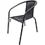 Садовое кресло Chomik Bistro Plus черный - миниатюра 1
