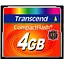 Карта пам'яті Transcend Compact Flash 4GB 133X (TS4GCF133) - мініатюра 1