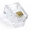 Конектор RJ11 100 шт. Cablexpert позолочені контакти (MP-6P4C/100) - мініатюра 1