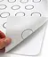 Коврик силиконовый с разметкой шаблон для макарон 30 × 40 см Белый 88289 - миниатюра 3