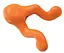 West Paw Игрушка для собак Tizzi Large Tangerine Тиззи для лакомств большая 18 см, оранжевая - миниатюра 1