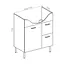 Тумба для підлоги RJ Lily-L з умивальником RJ Lotus RZJ201 65 см Білий RJFU046-0165WHSET(RJFU046-0165WH + RZJ201) Білий - мініатюра 2