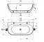 Ванна акриловая Ravak Freedom W 160x80 XC00100024 - миниатюра 3