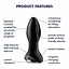 Анальна пробка Satisfyer Rotator Plug 2+ 12.8 см (чорний) - мініатюра 8