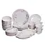 Столовый набор посуды тарелок и чашек 32 предмета на 6 персон Villeroy фарфоровый Yiwu YY78-8A - миниатюра 1