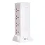 Мережевий фільтр-подовжувач Yiwu HP-5-11MF TOWER B24 4,8 м 12 розеток 3USB + 1PD LED-лампа білий  - мініатюра 9