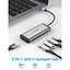 USB-хаб Vention Type-C to HDMI/USB3.0*3/PD Converter 0.15M Gray Metal Type (CNBHB) - миниатюра 3