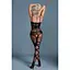 Бодістокінг Caprice Lingerie Model 11 One Size Black, імітація панчіх, відкритий доступ - мініатюра 2