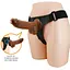 Страпон Pretty Love Harness Briefs Micheal 20 см коричневый - миниатюра 5