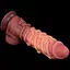 Фаллоимитатор Dual-Layered Silicone Nature Cock 10.5'' 27 см коричневый - миниатюра 6