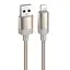 Дата кабель Hoco X117 Star USB to Lightning 2.4A (1m) Gold - мініатюра 1