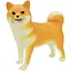 Детская игрушечная фигурка животного Shiba inu Bambi TBS086-3 - миниатюра 1
